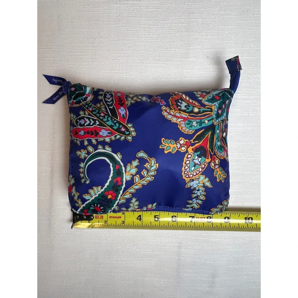 Vera Bradley Packable Backpack Paisley Swirls Blue Lightweight NWT 24541-K44